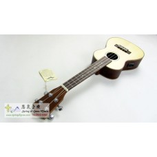 23寸單板雲杉木桃花芯木夏威夷小結他(連拾音器) Concerto Veneer Spruce Mahogany Ukulele (with QE)