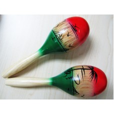Wooden Maraca 9.5" 木製沙鎚 9.5吋