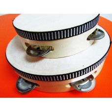 Single Row Tambourine 木製單排鈴鼓 4"-12"