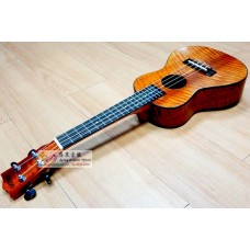 UKAKU C150 23寸 全虎紋桃花芯木夏威夷小結他 UKULELE